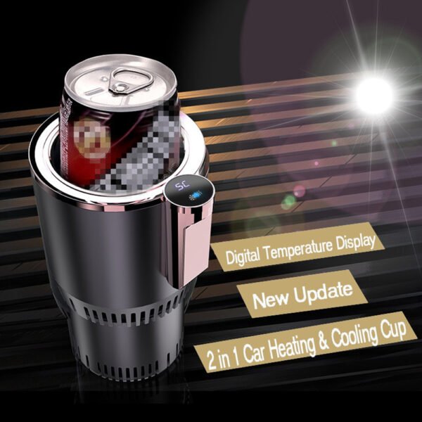 Intelligent Car Cup Warmer Cooler 2 in 1 with Smart Digital Display - Image 3