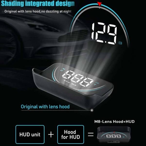 Car 3.5inch OBD2 Head-up Display HUD Car Head-up Display - Image 3