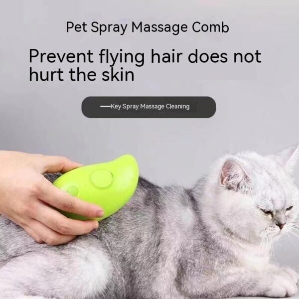 3 In 1 Cat Steam Brush Steamy Dog Brush Electric Spray Cat Hair Brushes For Massage Pet Grooming Comb Hair Removal Combs - Image 10