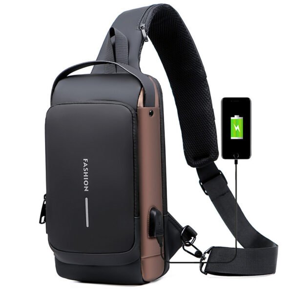 Motorcycle Chest Bag Password Anti-theft Men's Fashion - Image 2