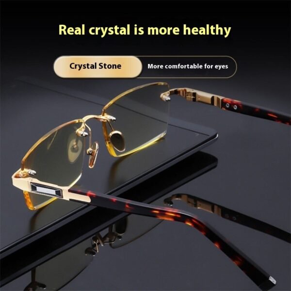 Natural Crystal Reading Glasses Anti-radiation Anti-Blue Ray - Image 6