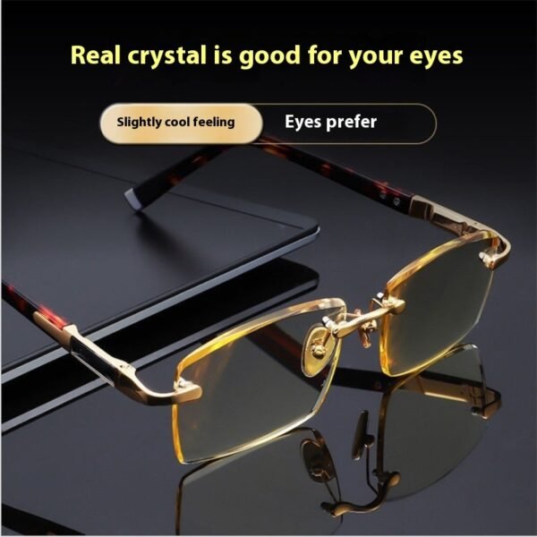 Natural Crystal Reading Glasses Anti-radiation Anti-Blue Ray - Image 10
