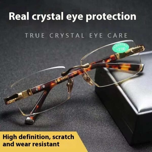 Natural Crystal Reading Glasses Anti-radiation Anti-Blue Ray - Image 4