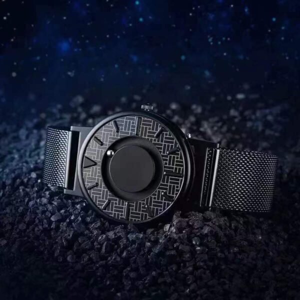 Creative Watch Tide Black Technology Cool Concept Frameless Design Watch - Image 6